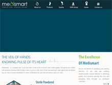 Tablet Screenshot of medismartglove.com